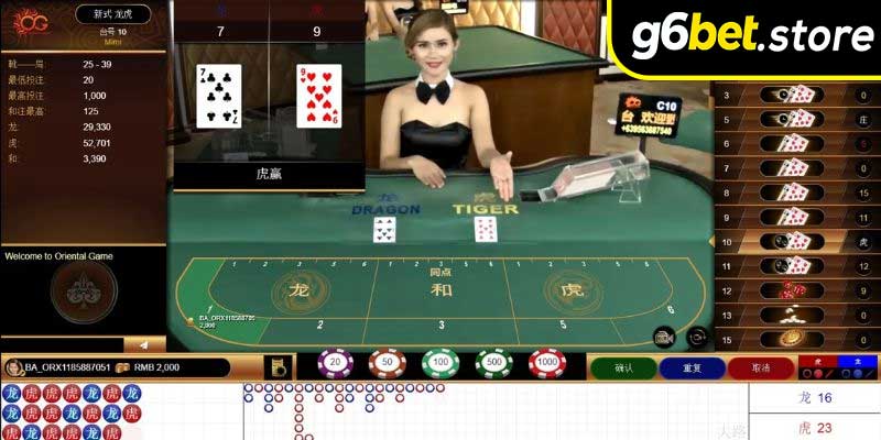 Rồng Hổ Live – Trải Nghiệm Casino Trực Tuyến Kịch Tính